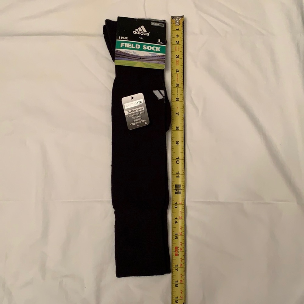 Black Adidas Soccer Socks NWT